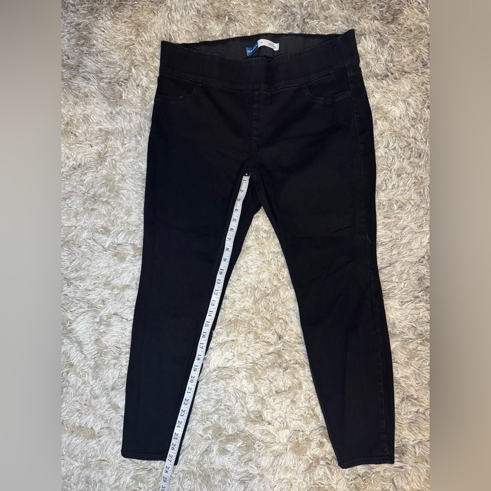 Old Navy Women's Black Jeggings - Picture 2 of 10